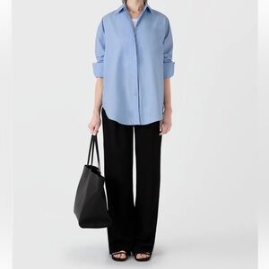 NWT SUNSPEL Oversized Cotton Poplin Shirt